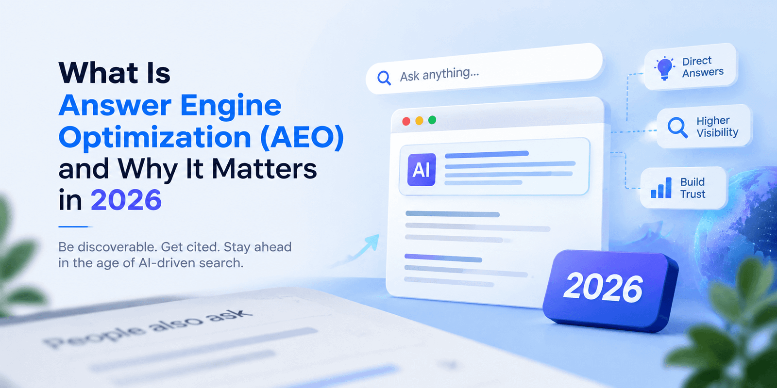 What Is Answer Engine Optimization (AEO) and Why It Matters in 2026